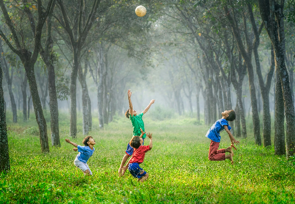 happiness and laughter yoga boys