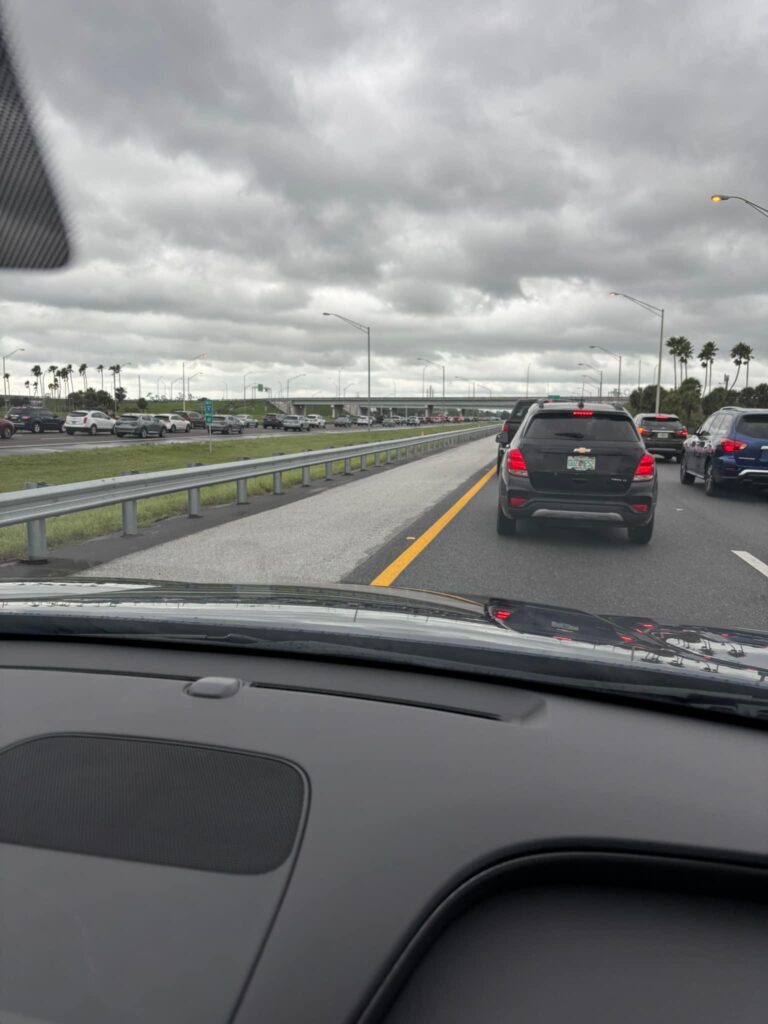 stress from evacuating hurricane Milton